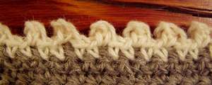Crochet picot edging 1