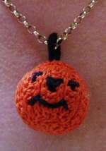 Pumpkin pattern pendant